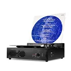 Cd Player Antique Colorful Wooden Turntable Cd Record Blue Tooth Am/fm Radio Cassette Player
