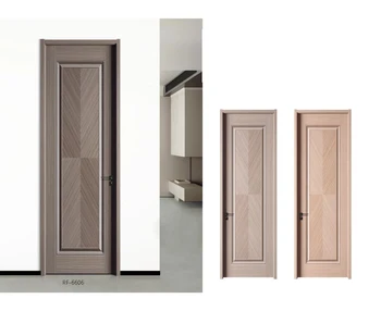 Melamine Door Factory of high-quality mixed color waterproof melamine interior bedroom bathroom door for wholesale