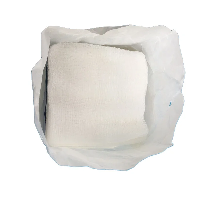 100% cotton medical hospital sterile gauze swab 10*10cm