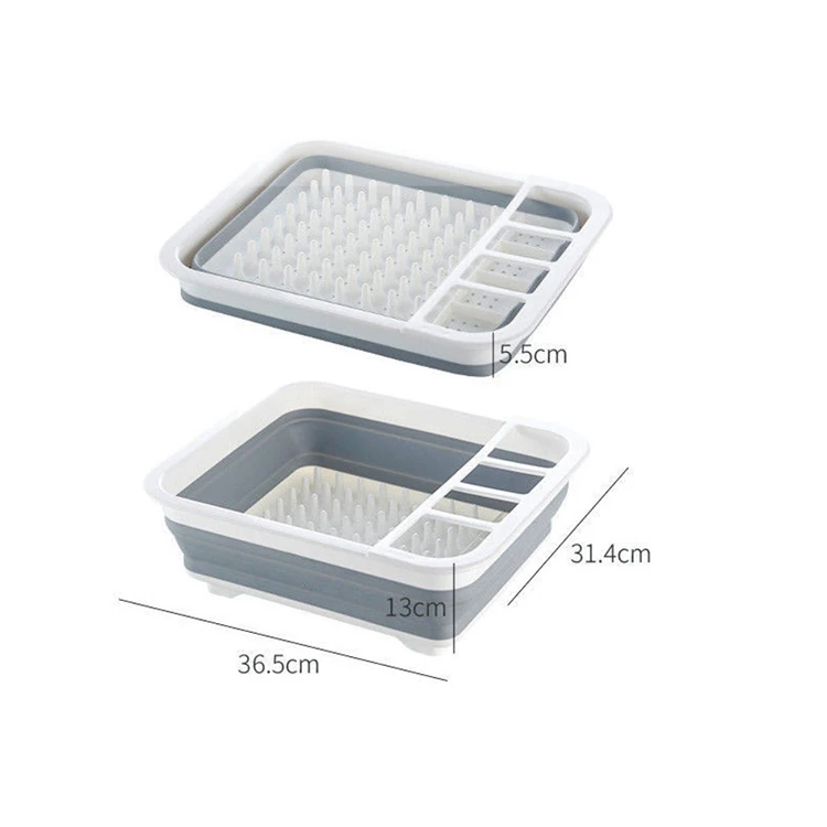 E1672 Kitchen Tool Storage Containers Wash Hollow Dish Plate Chopstick Basket Plastic Drain Fruit Washing Kitchen Storage Basket