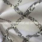 Garment FANGQIU Hot Sale Polyester Spandex New Design Suede Jersey Knitting Foil Fabric For Garment