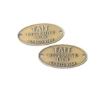 Metal Plate Metal Plate Custom Antique Brass Engraved Plaque 6*4cm Zinc Alloy Material Furniture Metal Plate Label