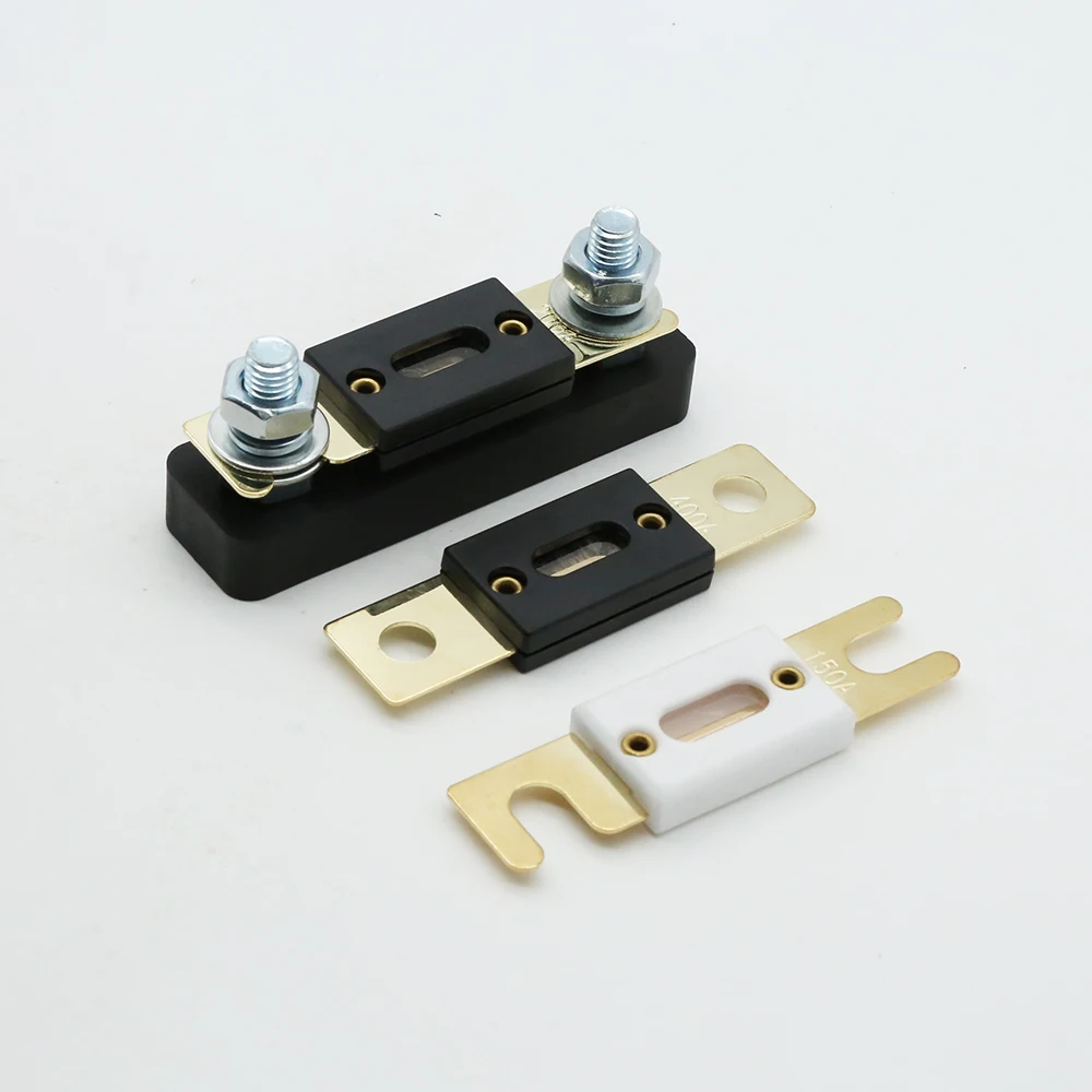 800A 125V UL94V-0 ANL Fuse Holder with Bolt On Black Fuse Block for Automotive Applications