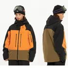 Unisex Winter Jacket New Design Custom Logo Unisex Women Mens Contrast Thick Sport Winter Outwear Jacket Ski