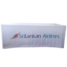 Table Cloth Custom Size And Logo Polyester Table Cloth Stretch Table Throw For Trade Show Exhibition