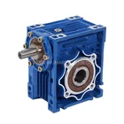 Reducer Gear Reducer Precision Quality 2.6-1760n.m Aluminum Iron Blue Color Worm Gear Speed Reducer