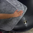 Micro Fiber Custom Logo Plush Coral Fleece Micro Fiber Cleaning Towel Plush Drying Microfiber Car Wash Towel