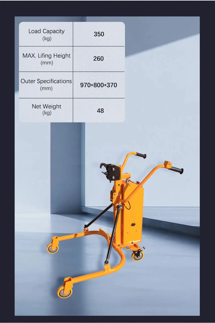 Safe Electric oil drum carrier–350kg Capacity