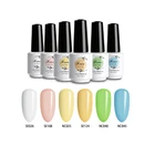 Polish LACOMCHIR Wholesale UV Led Soak Off NaiL Gel Polish 6 Color Romantic Countryside Gel Polish