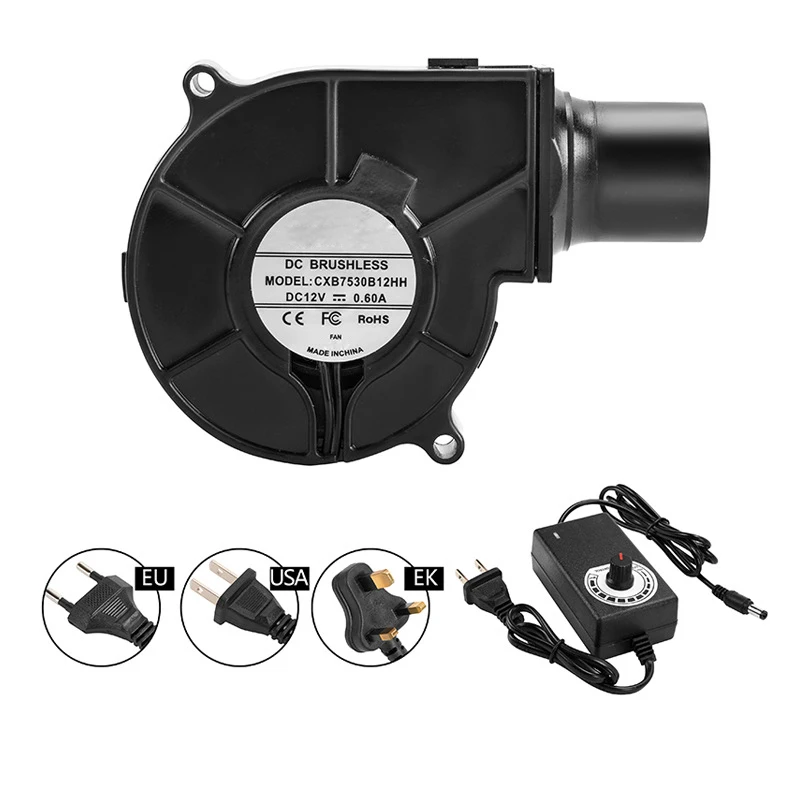Axial Bbq Flow Blower, 12V/24V, Plastic, 3-Speed - detail 16