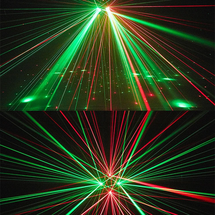 New 4PCS 30W RGBW Rotating Led Spider Beam 120w Four Head Rotating Laser Moving Head Light With 5050 Circle