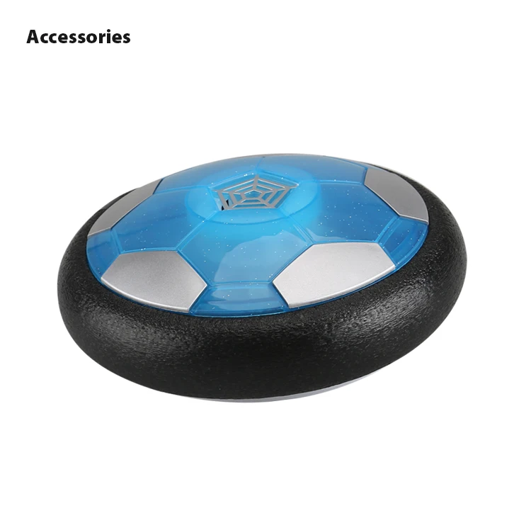 product led light up soccer ball and portable goals air hover football training set indoor and outdoor agility practice kit for kids-4