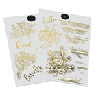 Accessories Stickers Hot Sale Custom Printed Journals Accessories Monthly Foil Planner Stickers