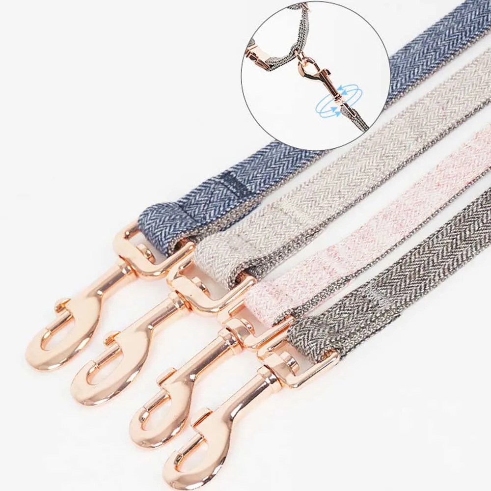 rust proof Nylon Dog Leash And Collar Set