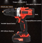 20V Hot Selling Power Tool Electric Drill With 1 X 2Ah Li-ion Battery And Fast Charger Impact Drill Cordless Drill