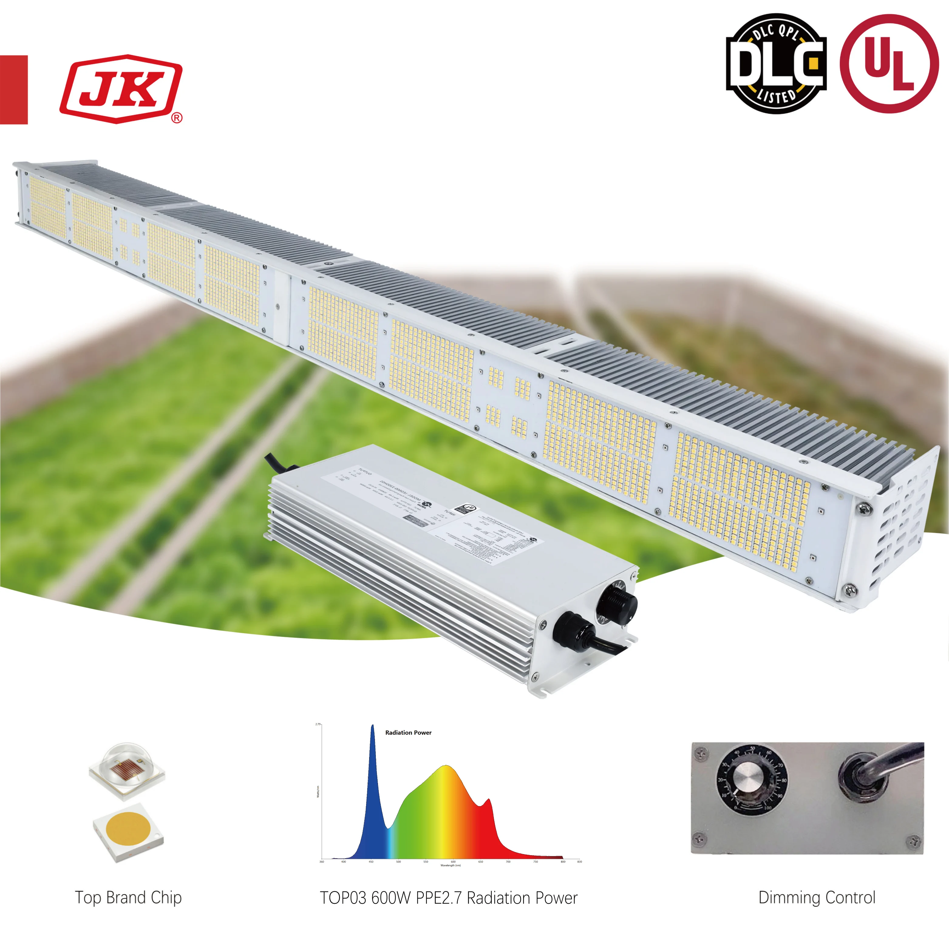 Extruded Aluminum IP65 Dimmable Commercial Full Spectrum 301h Led Grow Light Bar Strip Grow 1000w Lamps for Plants Growing manufacture