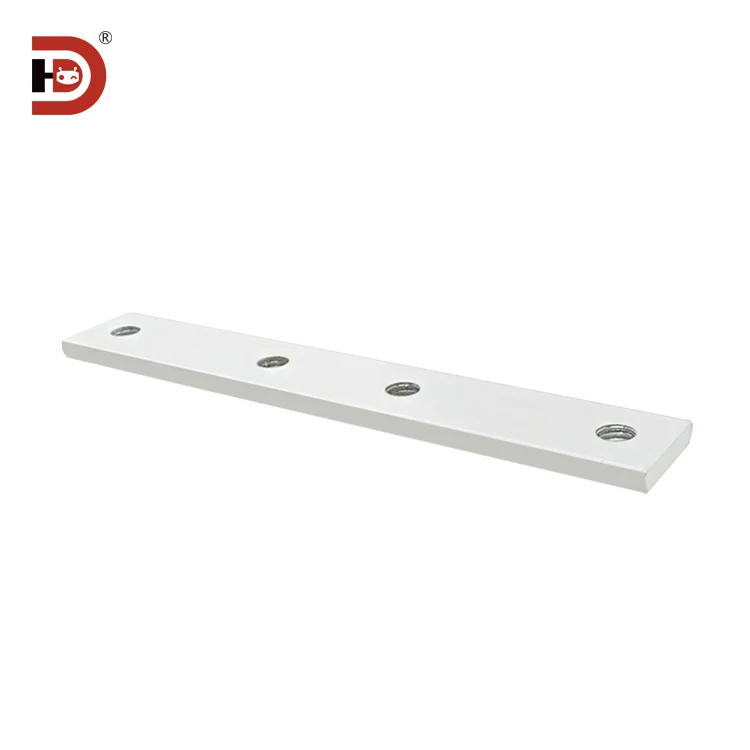 65/85/105 Flexible Chain Aluminum Profile Dedicated Conveyor Beam Guide Rail Straight Connector, Extension Fixing Accessory details