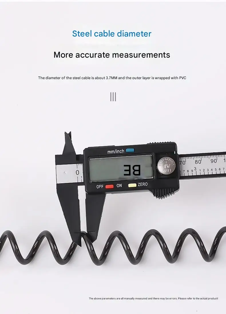 Portable Password Lock for Bicycles Motorcycles Electric Vehicles Mini Chain Lock Cycling Equipment Anti-Theft Accessory