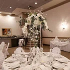 Wedding Decoration Clear Acrylic Flower Stand For Centrepiece Wedding Party Event Decoration