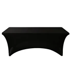 White Spandex Cover Spandex Table Covers Fashion Black And White Cloth Spandex Table Cover For Events