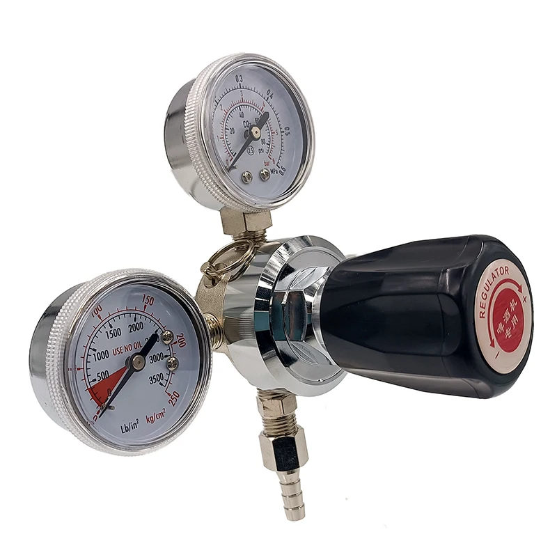 product adjustable brass high pressure regulator draft beer brewery co2 primary regulator co2 pressure reducing valve-4