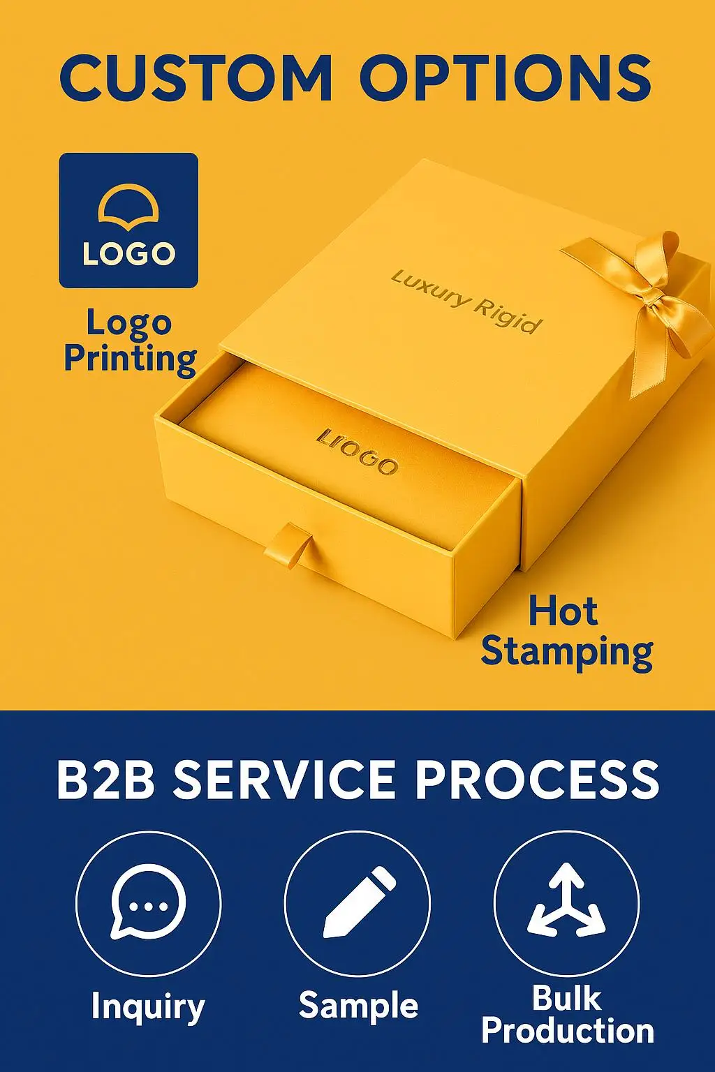 Luxury Rigid Cardboard Drawer Gift Box with Ribbon Pull Custom-Made Matte Finish Embossed for Clothing Shoe Packaging Candle Use - detail 6