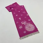 Children Scarves Hot Selling Best Quality 100% Silk Children Cartoon Pattern Kids Scarves