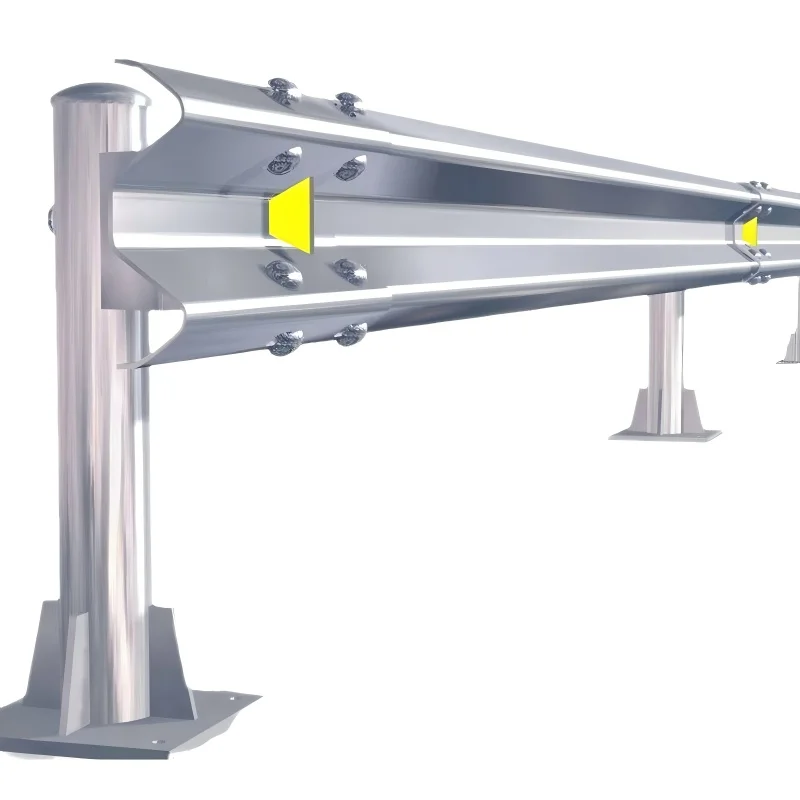 Hot-Dip Galvanized Corrugated Steel Traffic Barrier, 4320mm Length ASTM A123 Certified for Highway and Bridge Safety manufacture
