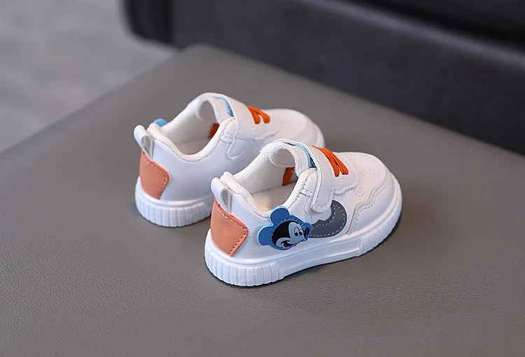 White Casual Shoes For Baby Boy Girl Brand Children Sneaker Mickey
