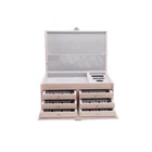 Customized Leather Jewelry Watch Display Gift Box Can Be Customized Logo Window Jewel Watch Storage Box