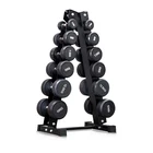 Gym Dumbbell Set Rack Triangle Dumbbell Set Rack Multi-level Weight Storage Rack Suitable For Family Gym