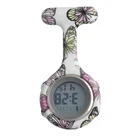 Watch Multicolor Pocket Digital Nurse Watch Silicone Brooch Watch Gifts OEM Rubber Strap Colorful Customized