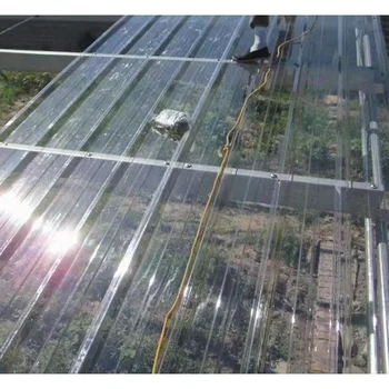 Cheap Price Transparent Polycarbonate Corrugated Sheet PC UV Resistant Roof Sheet