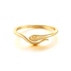 Silver Snake Ring Snakesilver Name Ring S925 Sterling Silver European And American Trendy Snake Open Ring