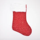 Holiday Xmas Stockings Sequin Plush Christmas Stocking Xmas Stockings For Family Holiday Season Decor