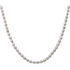 Necklace Pearls Pearl Boho Fresh Water White Irregular Necklace Pearls Real Pearl Necklace Natural
