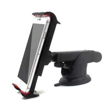 360 Degree Rotating Suction Cup Smartphone Holder Stand Dashboard Car Mobile Phone Mount