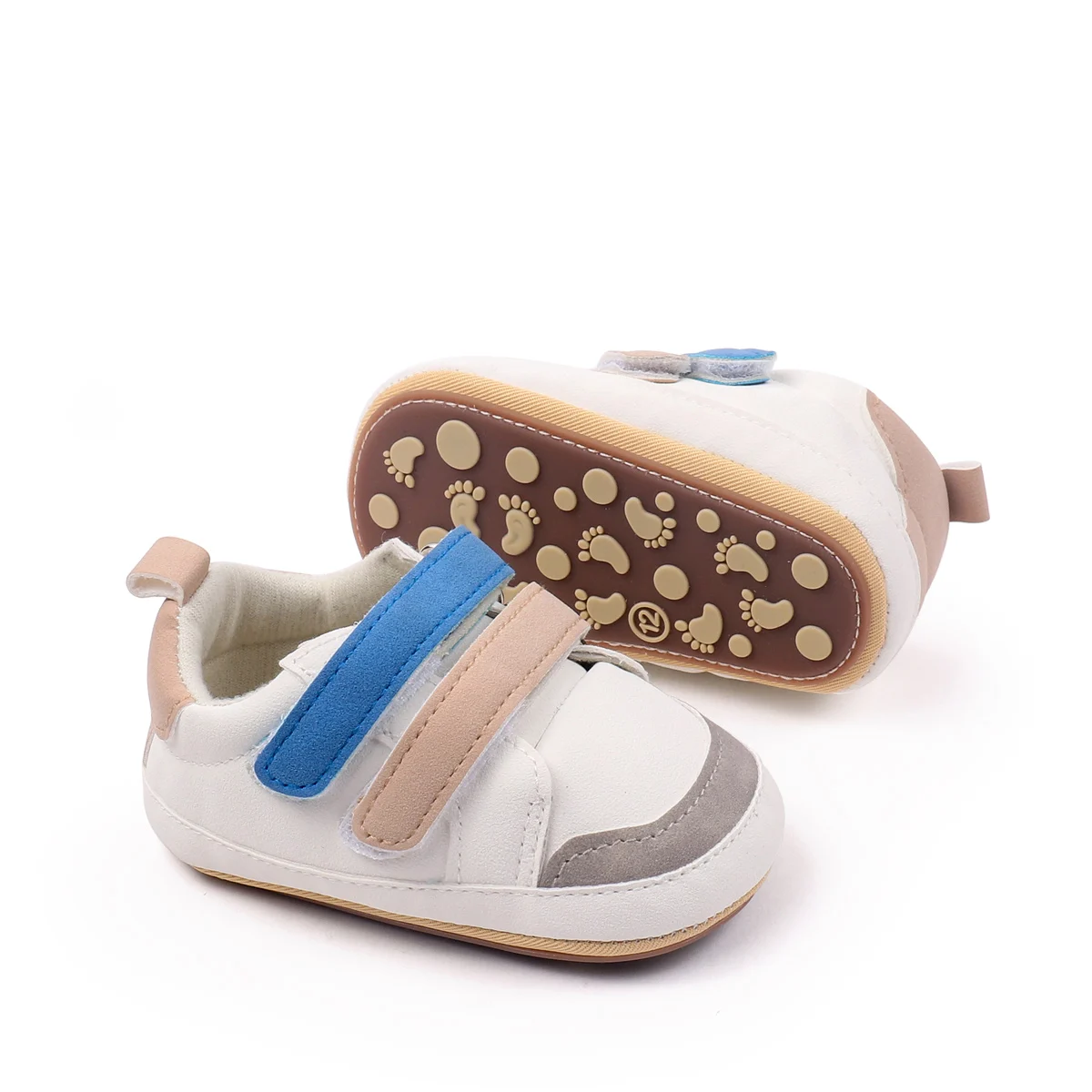 Spring Autumn Hook&loop Design Toddler Baby Boys Shoes 2025 details