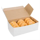 Paper Bakery Box LOKYO Custom Printed Logo Food Grade Paper Doughnut Cake Donut Box Disposable Bakery Packaging Box
