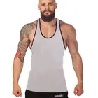 Cotton Singlet Mens Fitness Cotton Gym Singlet Custom Bodybuilding Gold Color Gym Tank Tops