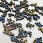 3d Toy Amazon Hot Sale 3D Puzzle DIY Children Game Color Shape Learning Wooden Animal Puzzle Adult Toy Ready To Ship