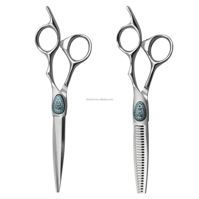 6.0 Inch Professional Hairdressing Scissors Kit 440C Customized Hair Cutting Scissors Hair Beauty Salon Tools