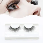 Cross Eyelashes PBT Practice Lashes Beautiful New 5 Pair 3d Wispy Cross Long False Eyelashes