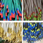 String Custom Printed String Cotton Cord With Rubber Tips For Hoodie Drawstrings