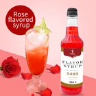 Flavored Beverage Beverage Doking Rose Flavored Syrup For Pub Drinks Beverage Shop Used Red Rose Flavored Syrup