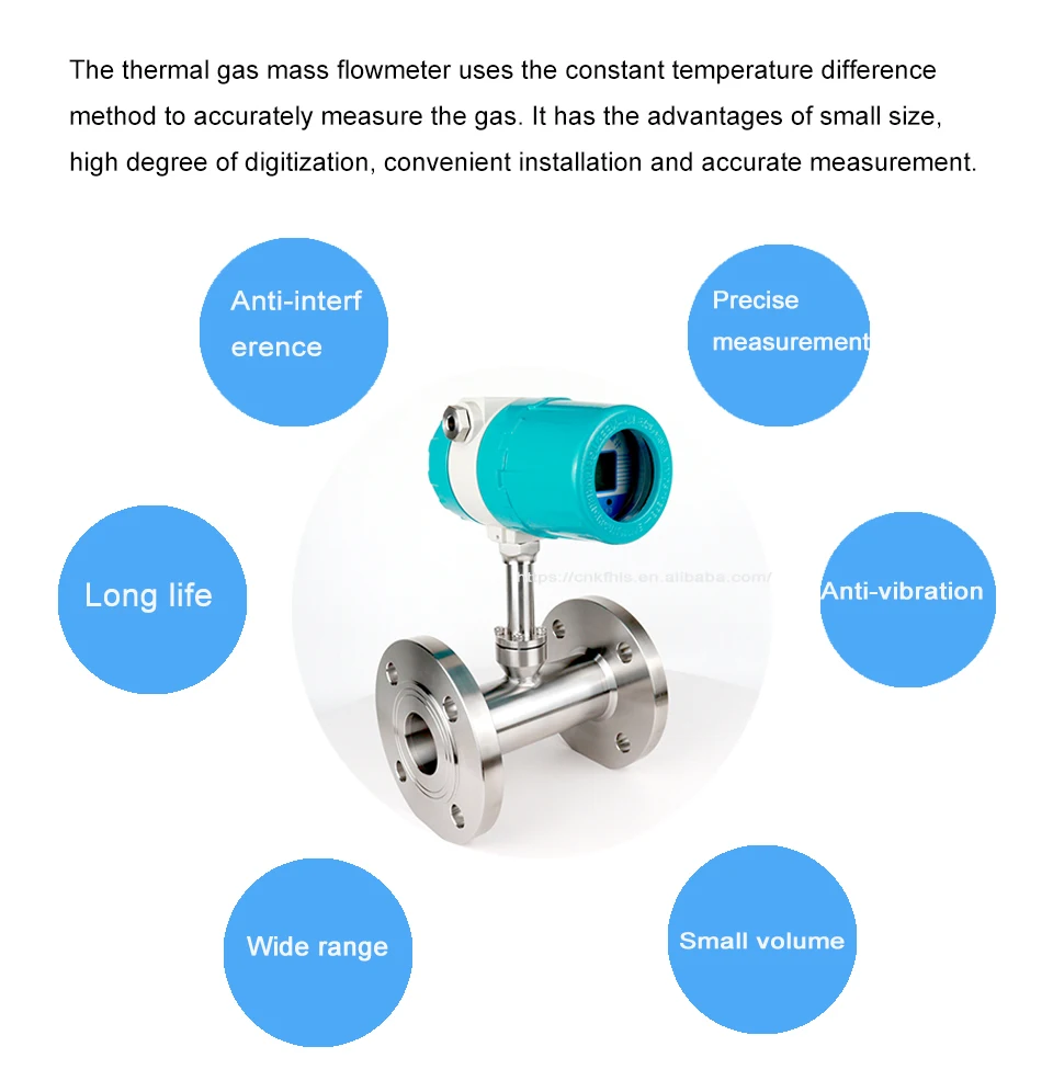 Hrls統合シリーズガス質量流量計センサーインジケータ酸素熱ガス質量流量計 Buy Air Oxygen Thermal Gas Mass