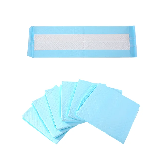 New Arrival No Fluorescent Organic Sterile Hygiene Potty Training Disposable Pet Pee Pads With Adhesive