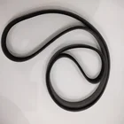Belt Pu PJ 10mm Width Rubber PK RIBBED BELT PU Coating Black