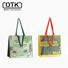 Shopping High Qualtiy Reusable Covenient Folding Shopping Bag Custom Color