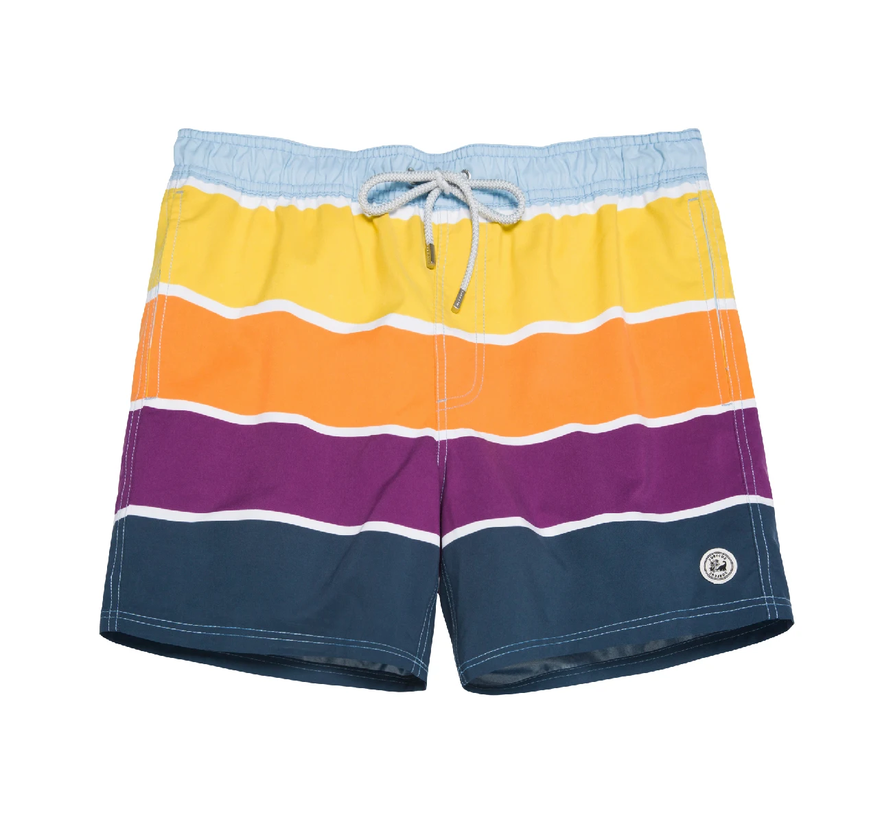 Colorful Stripes Swim Trunks Surf Cuz 